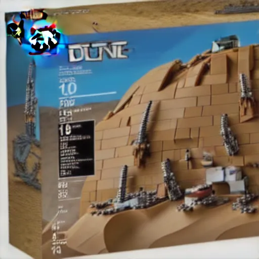 Image similar to lego set of dune part one