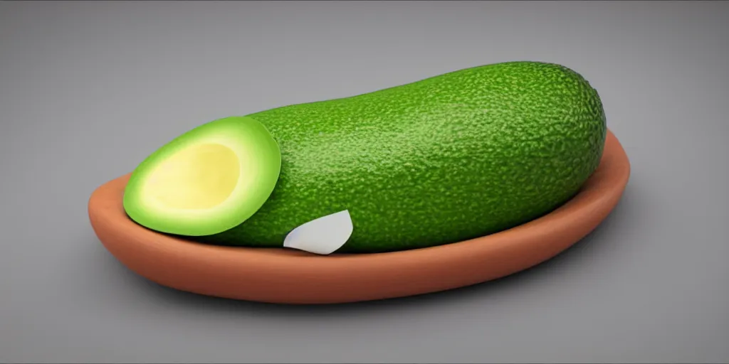 Prompt: a bed in the shape & color of an avocado!!!, furniture concept photo!!, 8k!!,amazing quality!!! Unreal engine 5!!! Studio lighting!!! Cinema 4D!!