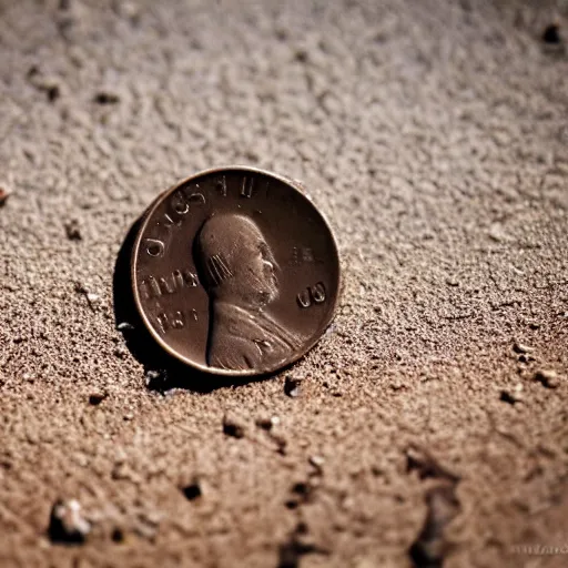 Image similar to old man finds a penny on the ground in a puddle of ick