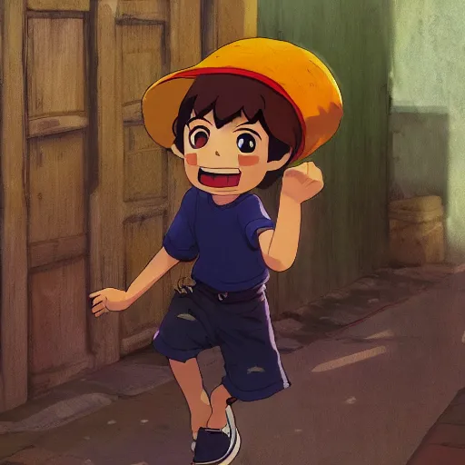 Prompt: El chavo del ocho by makoto shinkai