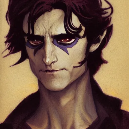 Image similar to Nightcrawler from the X-Men by William Adolphe Bouguereau