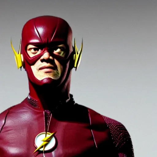 Prompt: Laurence Fishburne as the flash