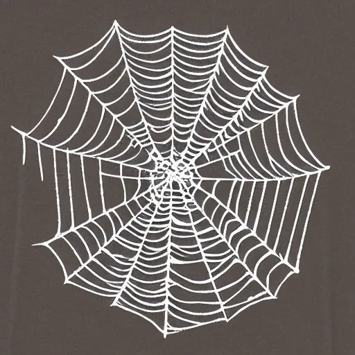 Image similar to spider web sheep-shape