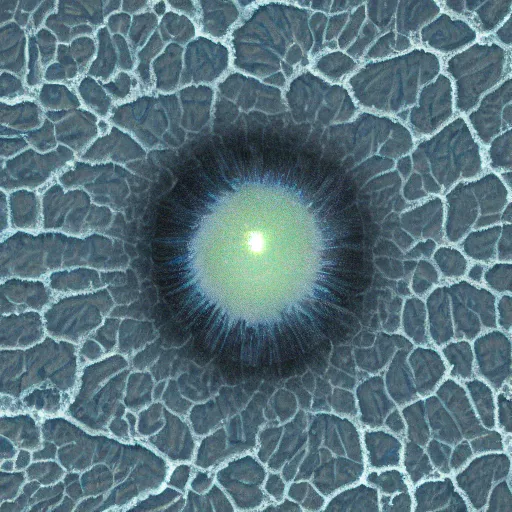 Prompt: landsat ir image of a stylized eye, detailed, 4k