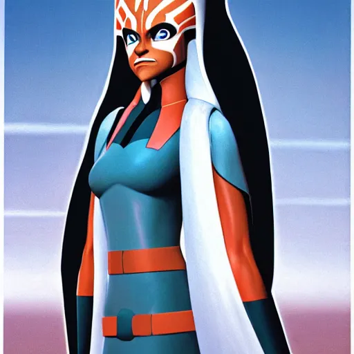 Image similar to ahsoka tano designed by Ralph McQuarrie