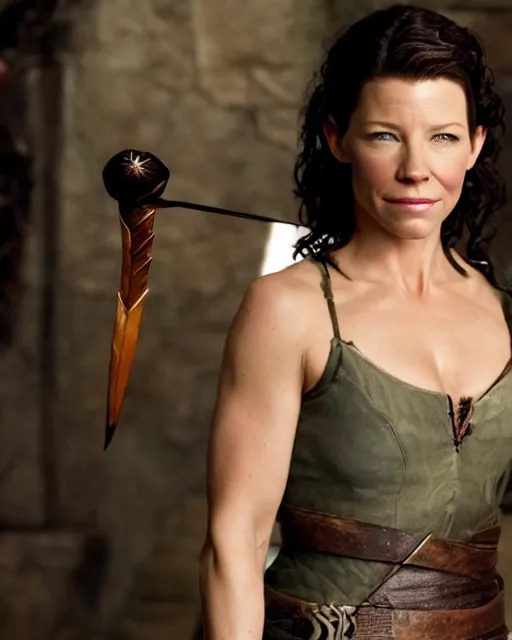 Image similar to evangeline lilly, archer, the hobbit