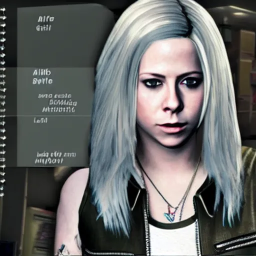 Image similar to Avril Lavigne in GTA 5