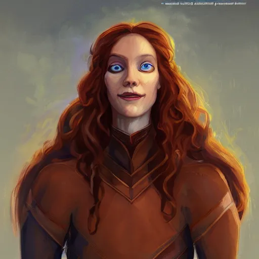 Image similar to beautiful portrait of shallan davar smilling, trending on artstation, by marco bucci