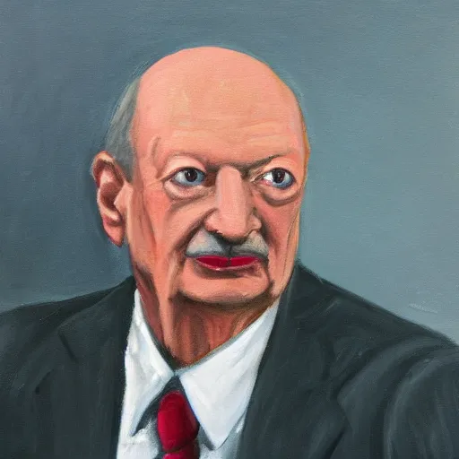 Image similar to portrait of rene levesque by greg ruthkowski