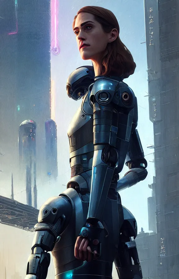 Prompt: highly detailed movie poster of allison williams as an android, in detroit : become human, stephen bliss, unreal engine, fantasy art by greg rutkowski, loish, rhads, ferdinand knab, makoto shinkai and lois van baarle, ilya kuvshinov, rossdraws, tom bagshaw, global illumination, radiant light, detailed and intricate environment