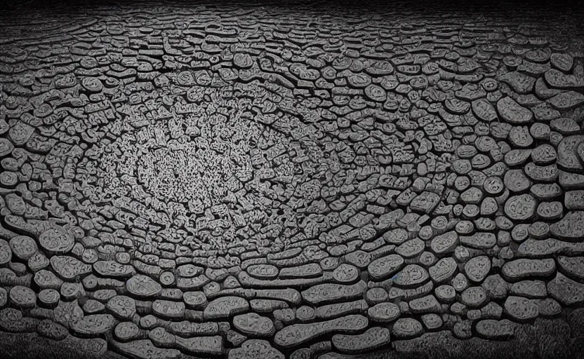 Prompt: sponge with many paths inside each hole, paths lead to different worlds, surreal, lord of the rings, detailed, high definition, close up, mysterious, curiosity,