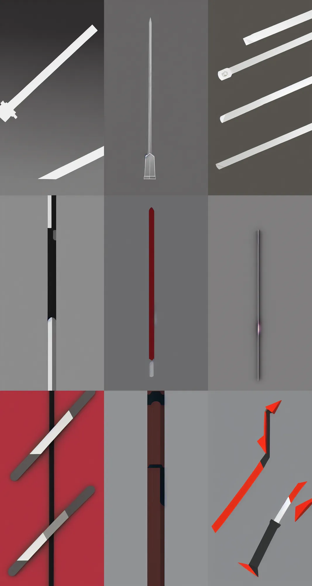 Prompt: materia, buster sword, minimalist wallpaper, dark background, desktop background, behance, artstation, deviantart