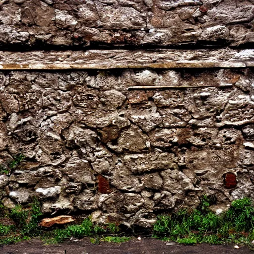 Prompt: old wall closeup photo