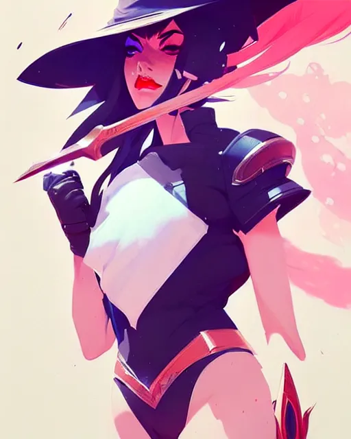 Image similar to a ultradetailed painting of ashe from league of legends by conrad roset, greg rutkowski and makoto shinkai trending on artstation