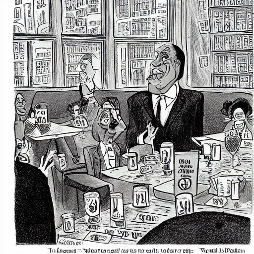 Image similar to the funniest New Yorker cartoon