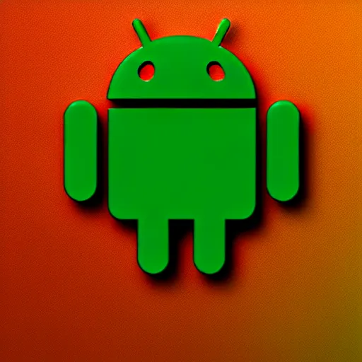 Image similar to android as apple logo