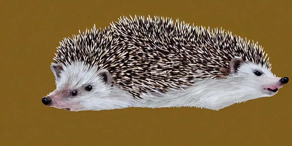 Prompt: a hedgehog in the style of steph kellet