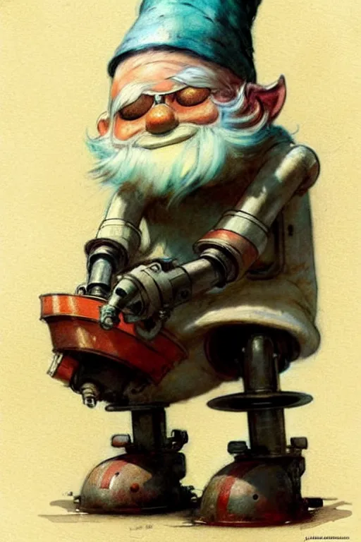 Image similar to ( ( ( ( ( 1 9 5 0 s robot knome. muted colors. ) ) ) ) ) by jean - baptiste monge!!!!!!!!!!!!!!!!!!!!!!!!!!!!!!