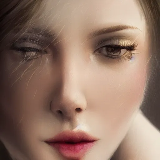 Prompt: a beautiful and elegant queen by wlop, closeup headshot, 8 k, closeup headshot, high detailed, smooth, trending on artstation, digital illustration.