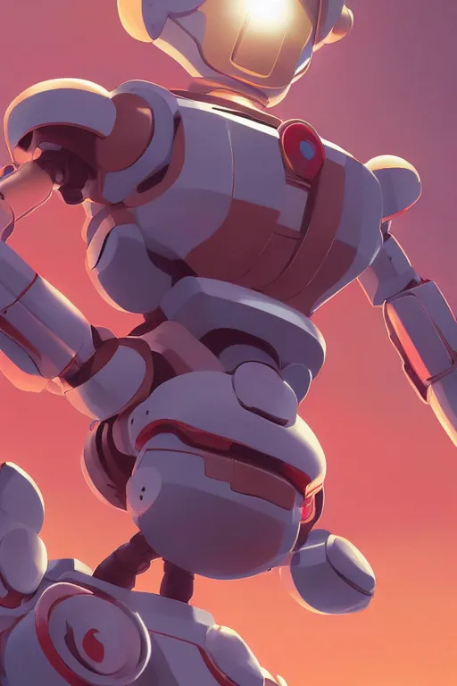 Image similar to metabots medabots medarotto medarot robot minimalist comics, behance hd by jesper ejsing, by rhads, makoto shinkai and lois van baarle, ilya kuvshinov, rossdraws global illumination ray tracing hdr radiating a glowing aura