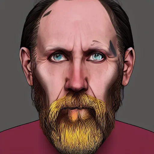 Prompt: Alexander Dugin became an cringe degraded abomination, full of colour, cinematic lighting, trending on artstation, 4k, hyperrealistic, focused, cinematic