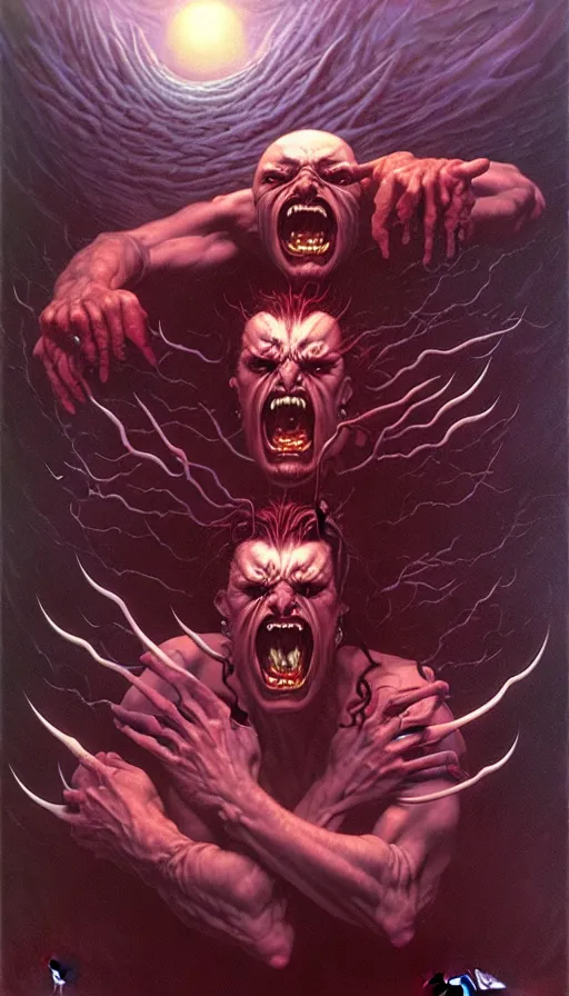 Image similar to rage, by gerald brom,