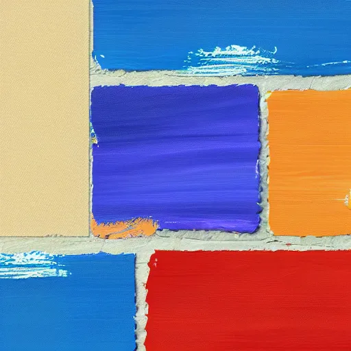 Image similar to canvas with raised paint textures