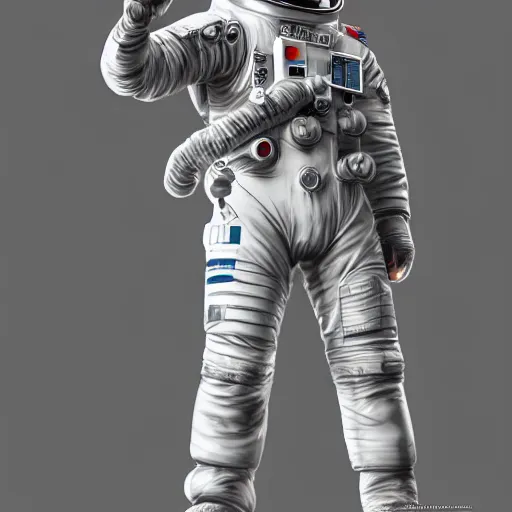 Prompt: a polar bear in a astronaut suit, 3d, sci-fi fantasy, intricate, elegant, highly detailed, lifelike, photorealistic, digital painting, artstation, illustration, concept art, sharp focus, art in the style of Shigenori Soejima