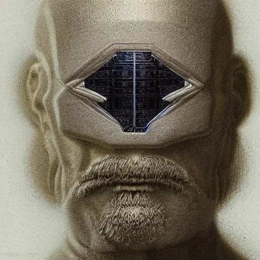 Image similar to a detailed illustration of robocop by agostino arrivabene