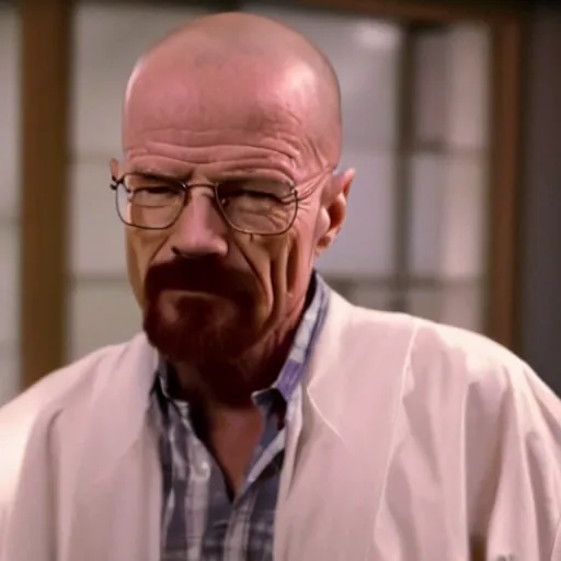 Prompt: A still of Walter White dancing on Soul Train