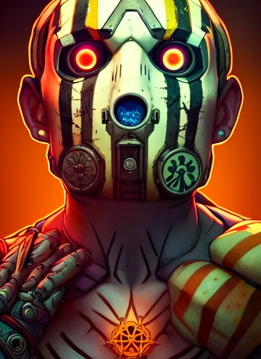 symmetry!! portrait of borderlands 3 jabber, | Stable Diffusion | OpenArt