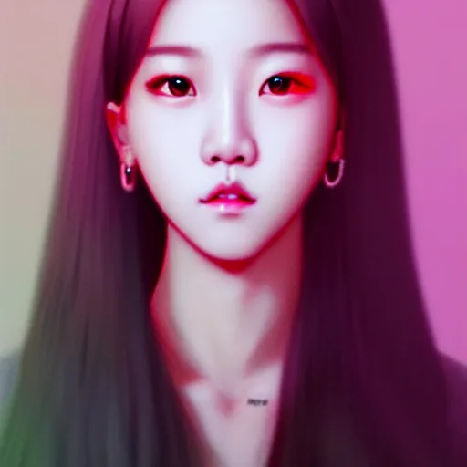 Prompt: jisoo of blackpink, hyperrealistic portrait, fantasy art, photo realistic, dynamic lighting, artstation, poster, volumetric lighting, very detailed face, intricate complexity, rule of thirds, 8 k, award winning, trending