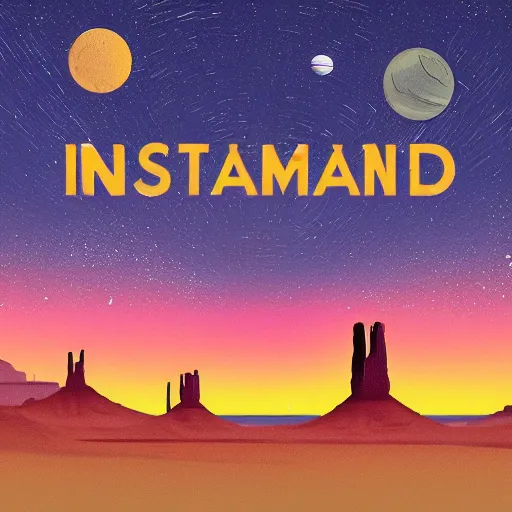 Prompt: Liminal space in outer space, in the style of Monument Valley