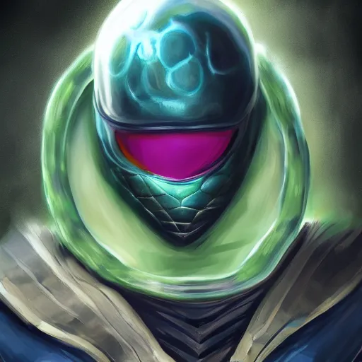 Prompt: Mysterio from Marvel, digital art, painting, trending on ArtStation, 8k, detalied, high quality,