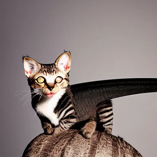 Prompt: a feline bat - cat + chameleon + hybrid, animal photography
