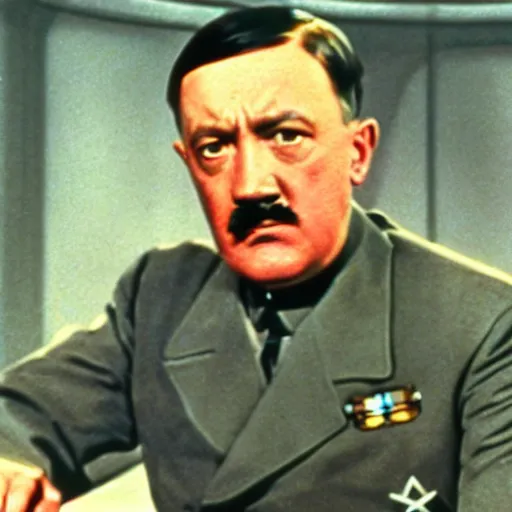 Image similar to A still of Hitler in Star Trek