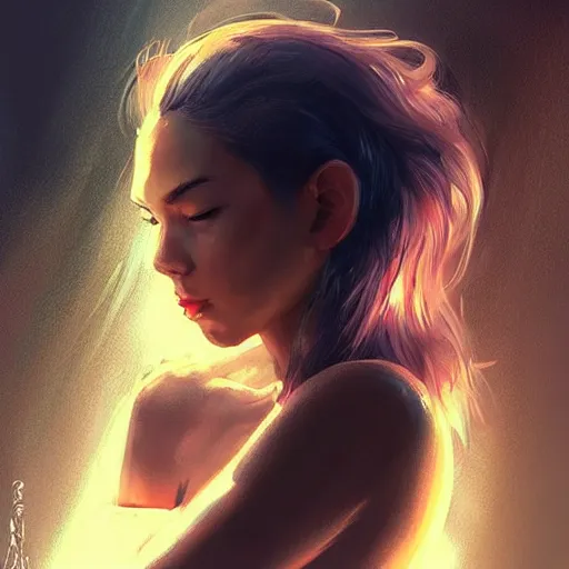 Image similar to by wlop, artgerm