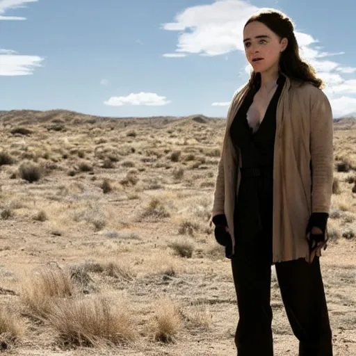 Image similar to Emilia Clarke in the Breaking Bad Universe