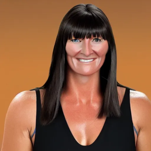 Image similar to a davina mccall action figure, realistic, plastic, soft,