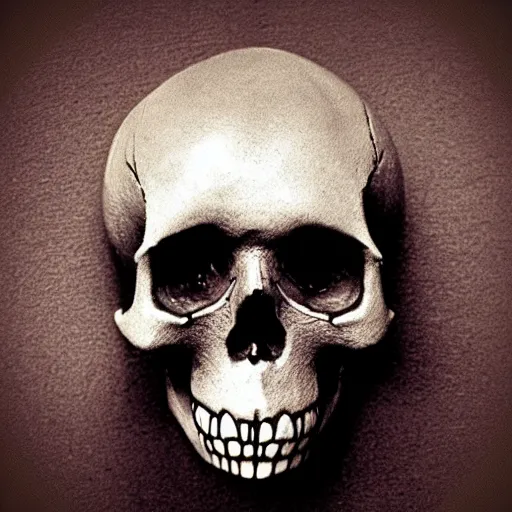 Image similar to skull with one eye photograph