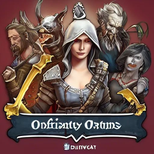 Image similar to a group icon for a discord group of people that play divinity original sin 2 definitive edition