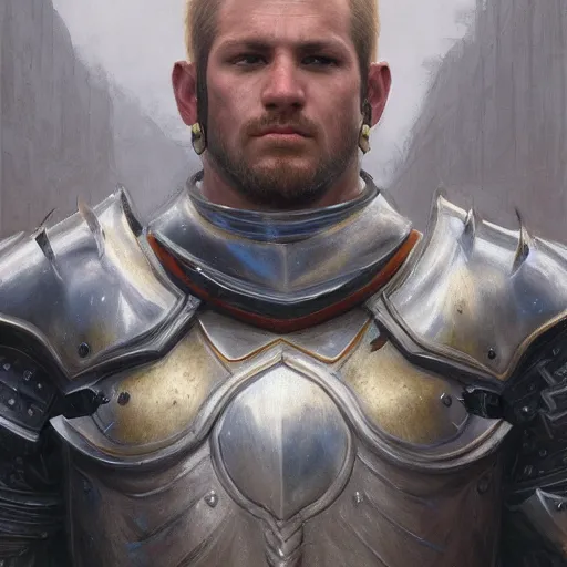 Prompt: cato as a realistic fantasy knight, closeup portrait art by donato giancola and greg rutkowski, digital art, trending on artstation, symmetry!!