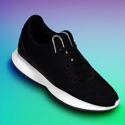 Image similar to sport sneaker on gradient background