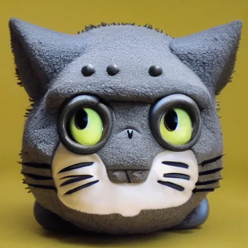 Prompt: cat bus my cousin totoro by h. r. giger