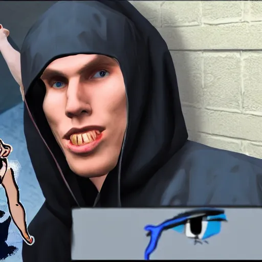 Prompt: jerma is the sus guy