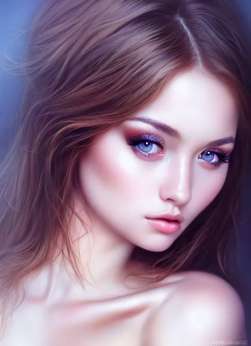 Image similar to a gorgeous female photo, professionally retouched, realistic, smooth face, perfect eyes, symmetrical, full body shot, wide angle, sharp focus on eyes, 8 k high definition, insanely detailed, intricate, elegant, art by artgerm