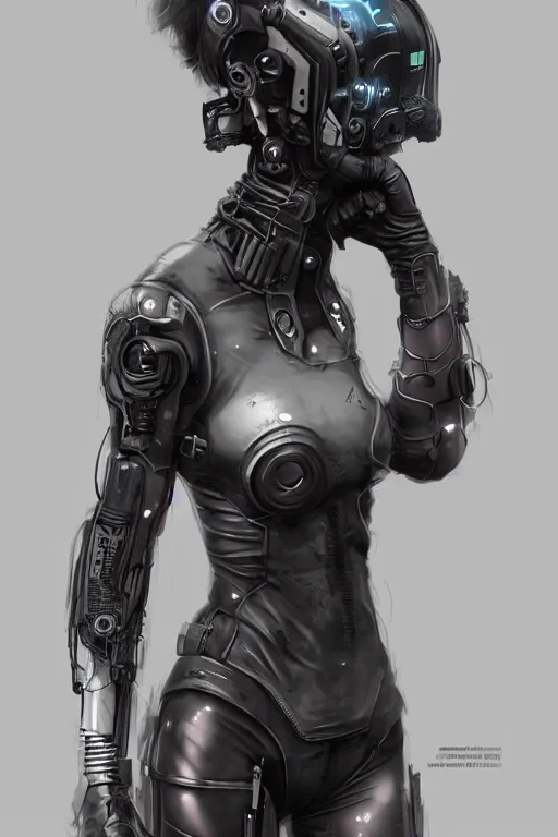 Image similar to entire body, cyberpunk, cyberpunk, female character, beautiful head, nice legs, concept art, artstation, intricate details, dramatic lighting