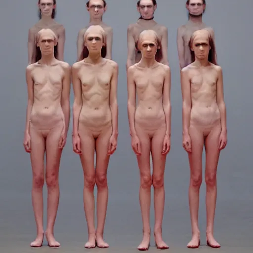 Image similar to a photograph by vanessa beecroft