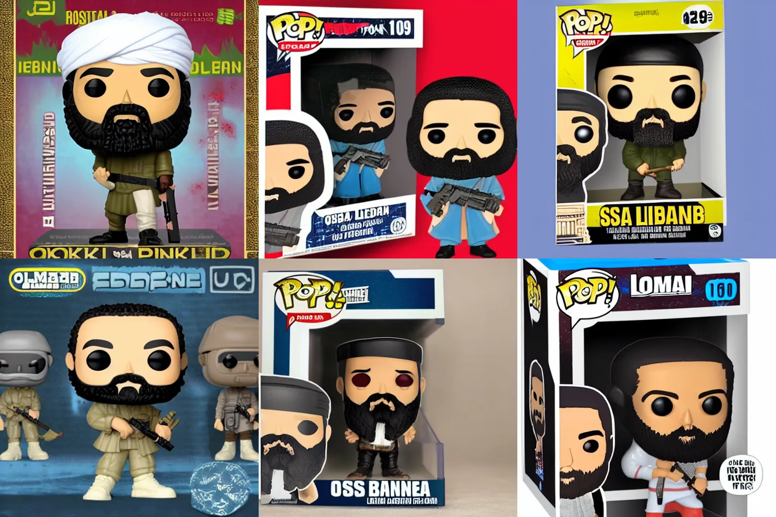 Prompt: osama bin laden funko pop