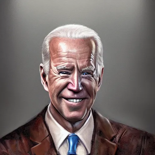 Image similar to hyperrealistic mixed media high resolution painting of Joe Biden Gollum from Lord of the Rings, stunning 3d render inspired art by Jamie Salmon and István Sándorfi and Unreal Engine and Greg Rutkowski, perfect facial symmetry, realistic flesh, dim volumetric lighting, 8k octane beautifully detailed render, full body shot, post-processing, extremely hyper-detailed, intricate, epic composition, highly detailed attributes, highly detailed atmosphere, cinematic lighting, masterpiece, trending on artstation, very very detailed, masterpiece, stunning, flawless completion, lifelike texture, perfection,